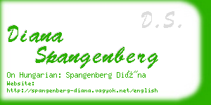 diana spangenberg business card